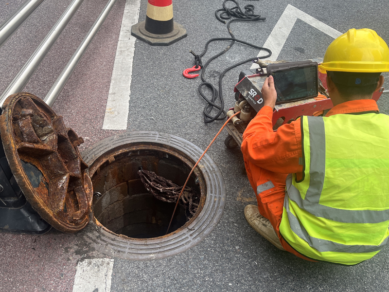 社区市政管道内窥检测